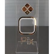 Kit para PIX- Dourado e Cristal - 56189