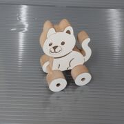 Carrinho_MDF18mm_Gato Branco - 56272