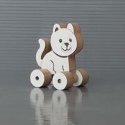 Carrinho_MDF18mm_Gato Branco - 56274