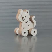 Carrinho_MDF18mm_Gato Branco - 56275