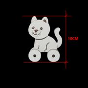 Carrinho_MDF18mm_Gato Branco - 56277