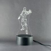 Luminária_LED_RGB_Homem de Ferro_Preto - 63