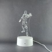 Luminária_LED_RGB_Homem de Ferro_Branco - 79