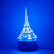 Luminária_LED_RGB_Torre Eifel_Preto - 92